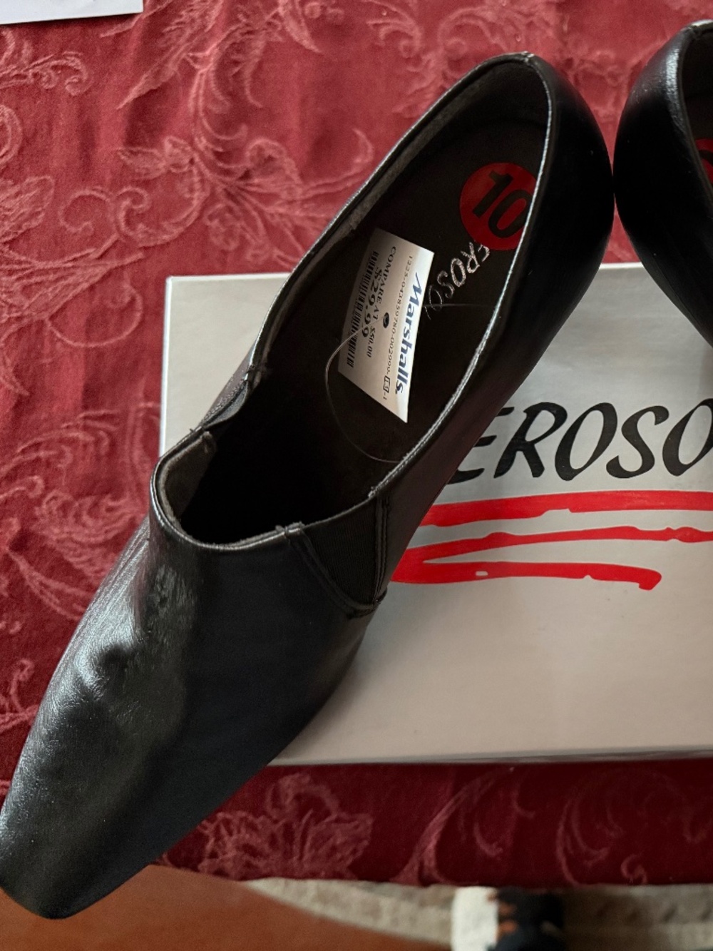 NEW BLACK AEROSOLE BOOTIES - PERFECT WITH SLACKS & JEANS -CUTE HEEL size 10